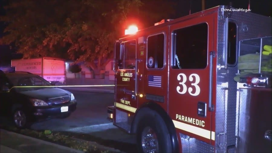 تم احتجاز أحد المشتبه بهم بعد إطلاق نار مميت وحريق متعمد لاحق في وادي أنتيلوب في 16 نوفمبر 2024. (دون لويس ميزا) 