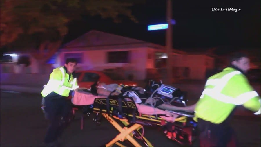 تم احتجاز أحد المشتبه بهم بعد إطلاق نار مميت وحريق متعمد لاحق في وادي أنتيلوب في 16 نوفمبر 2024. (دون لويس ميزا) 