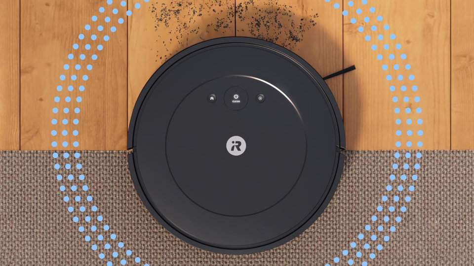 Roomba تنظيف أرضية قذرة