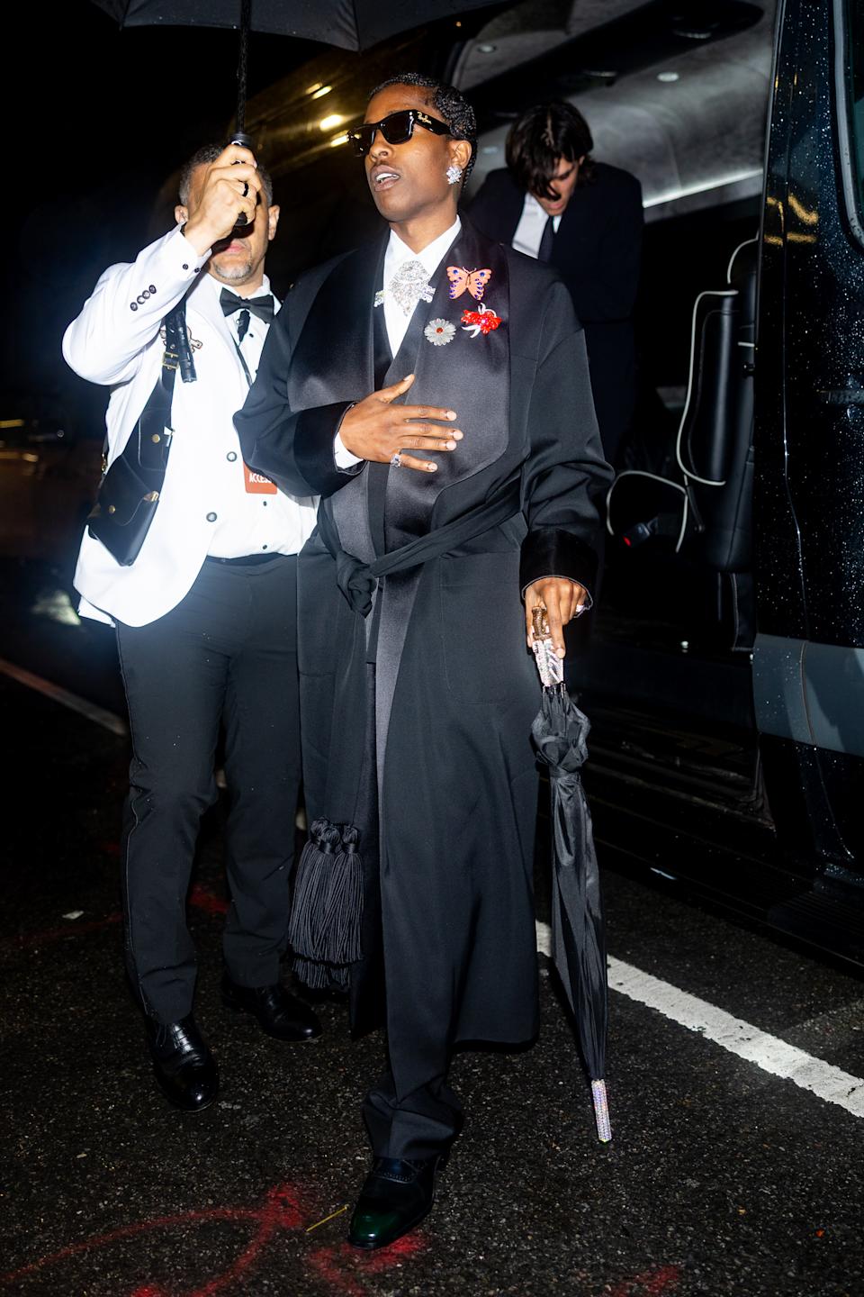 شوهد A $ AP Rocky في A $ AP Rocky X Ray Ban Met Gala Afterparty في مدينة نيويورك.