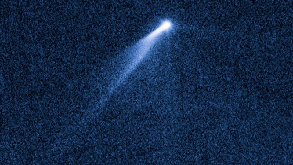 التقط التلسكوب الفضائي Hubble صورة من 311p/Pan -starrs في 23 سبتمبر 2013. - ناسا ، وكالة الفضاء الأوروبية