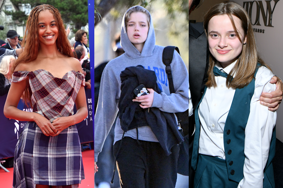 (LR) Malia Ann ، Shi ، Vivienne Jolie. (توضيح الصورة: Yahoo News ؛ الصور: FOC KAN/WIREIMAGE ، MEGA/GC Images ، Jenny Anderson/Getty Images for Tony Awards Productions)