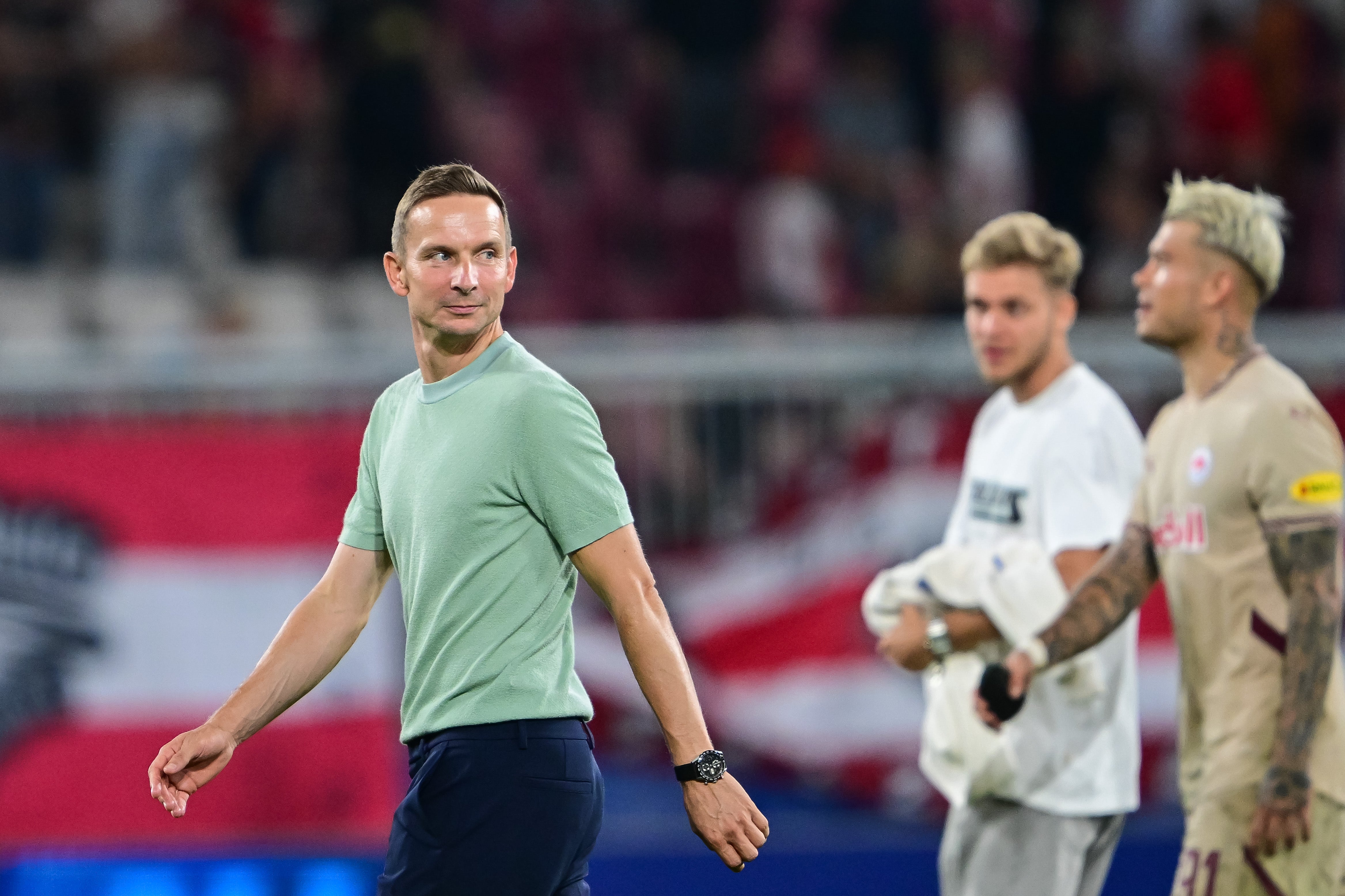pep lijnders خلال فترة وجوده في fc salzburg