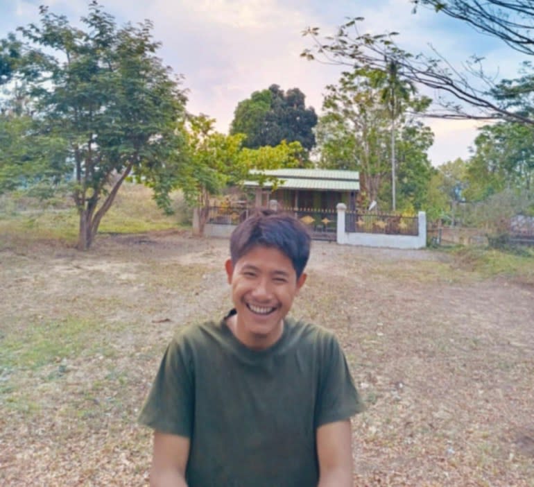 صورة لأحد المقاتلين المتمردين الذين قتلوا على أيدي قوات الأمن الهندية [Courtesy of the National Unity Government of Myanmar]