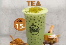 1 129 - عرض ماتشا بابل تي من غلوريا جينز الرياض بخصم خاص و25٪ على جميع المشروبات