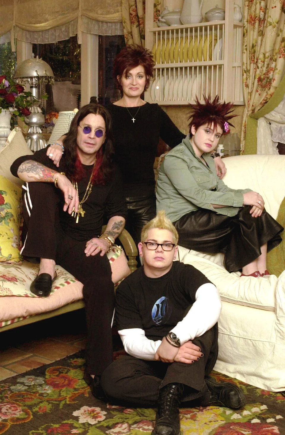Ozzy Osbourne و Sharon Osbourne و Kelly Osbourne و Jack Osbourne.
