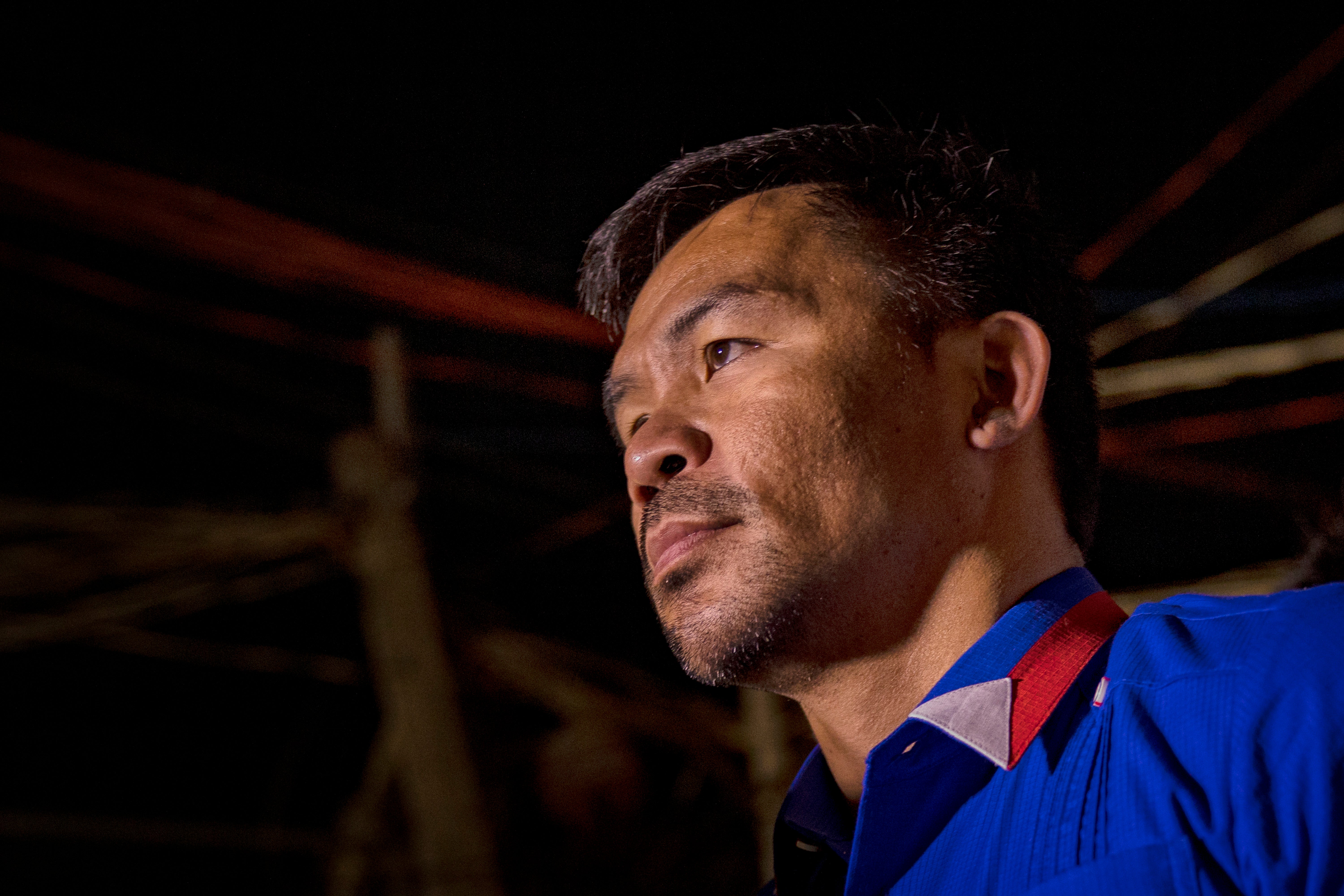 Pacquiao خلال فترة وجوده كسيناتور في الفلبين