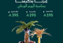 عروض تمور المكنان بتصميم النخلة احتفالًا باليوم الوطني 95 بأسعار تبدأ من 195 ريال 3 1 184 - عروض تمور المكنان بتصميم النخلة احتفالًا باليوم الوطني 95 بأسعار تبدأ من 195 ريال