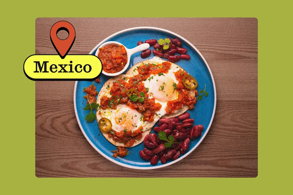 Huevos Rancheros يجعل وجبة فطور غنية بالبروتين مع الكثير من النكهة والألياف.