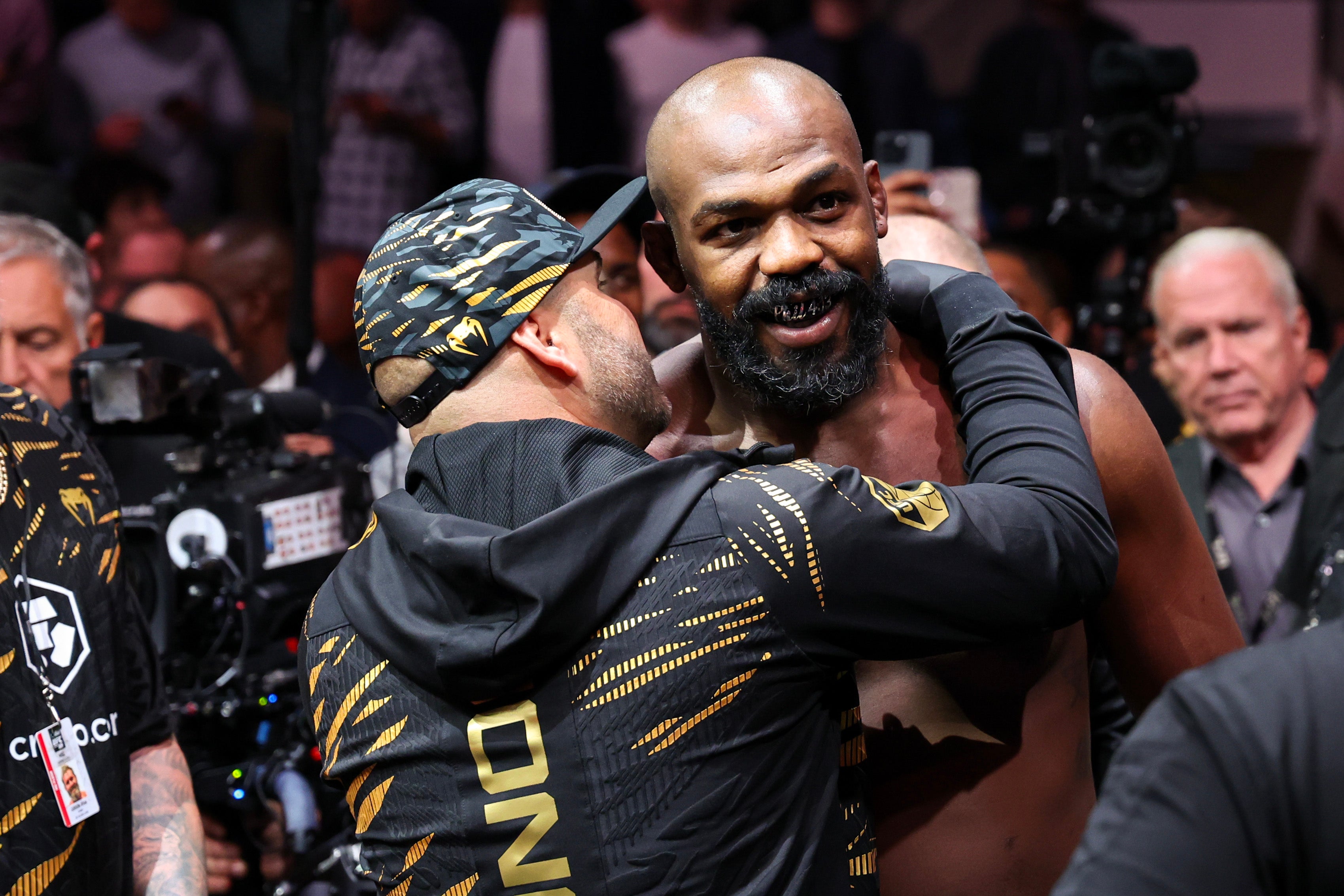جون جونز خلال فترة وجوده كبطل UFC للوزن الثقيل