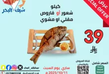 instagram 20251011T131027 - عروض مطعم اسماك شيف البحر ساري يوم السبت 11 اكتوبر 2025