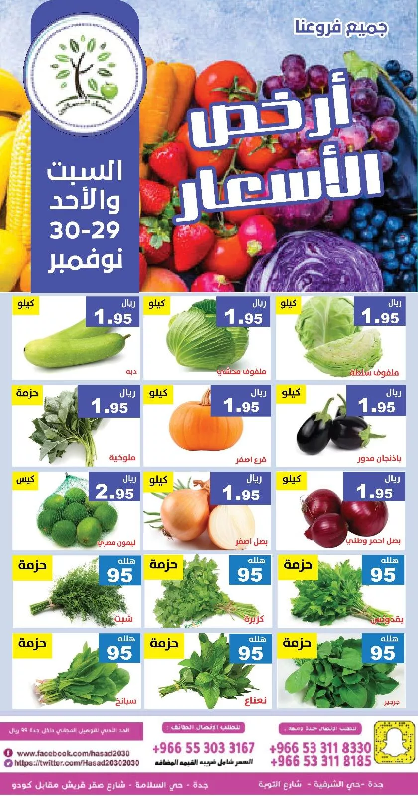 592275007 1179277957644224 5146586760260549752 n - عروض مؤسسة حصاد البساتين السبت 29-11-2025 لمدة يومان