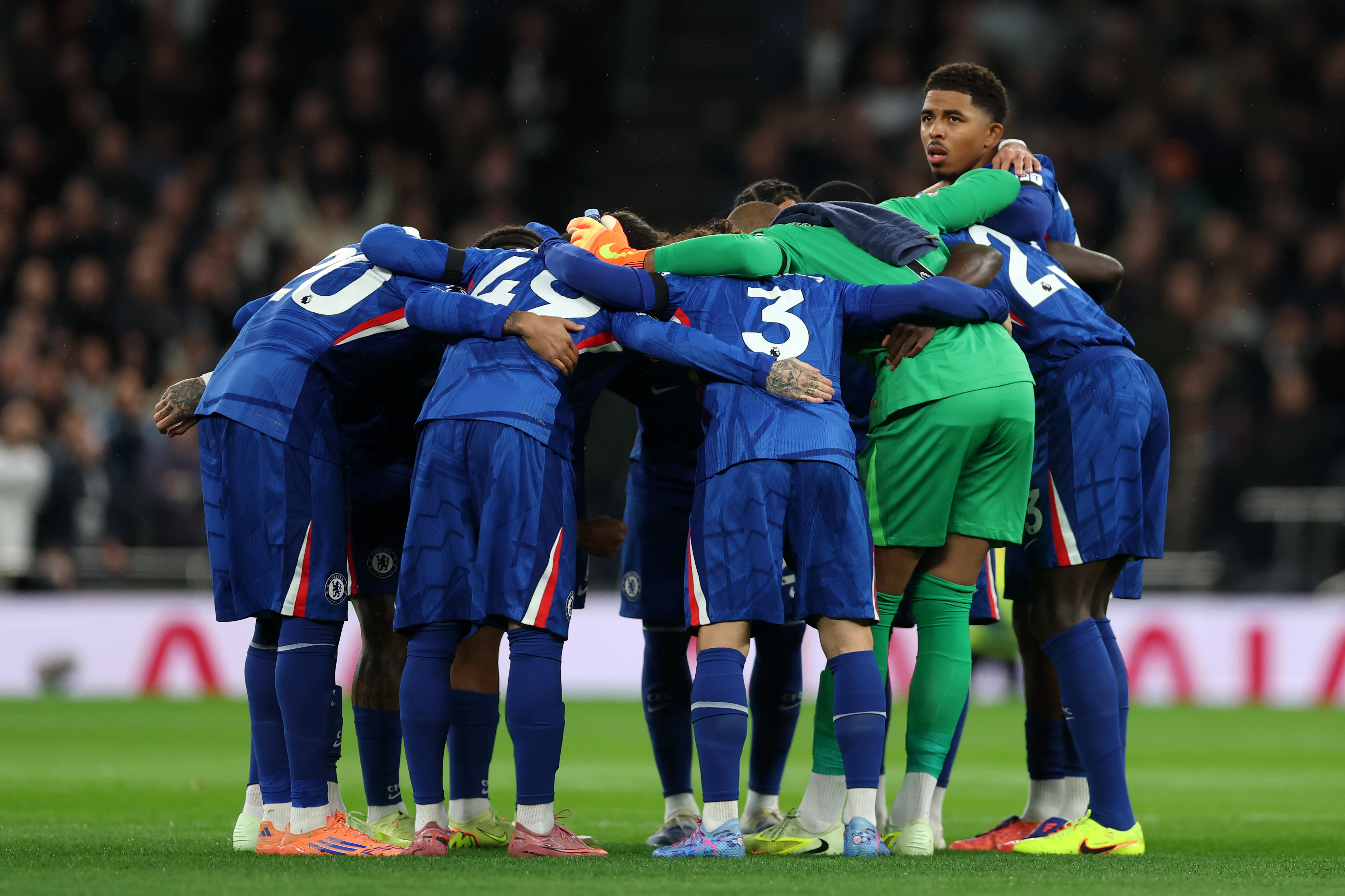 فريق تشيلسي ضد توتنهام. (تصوير دارين والش/ نادي تشيلسي)