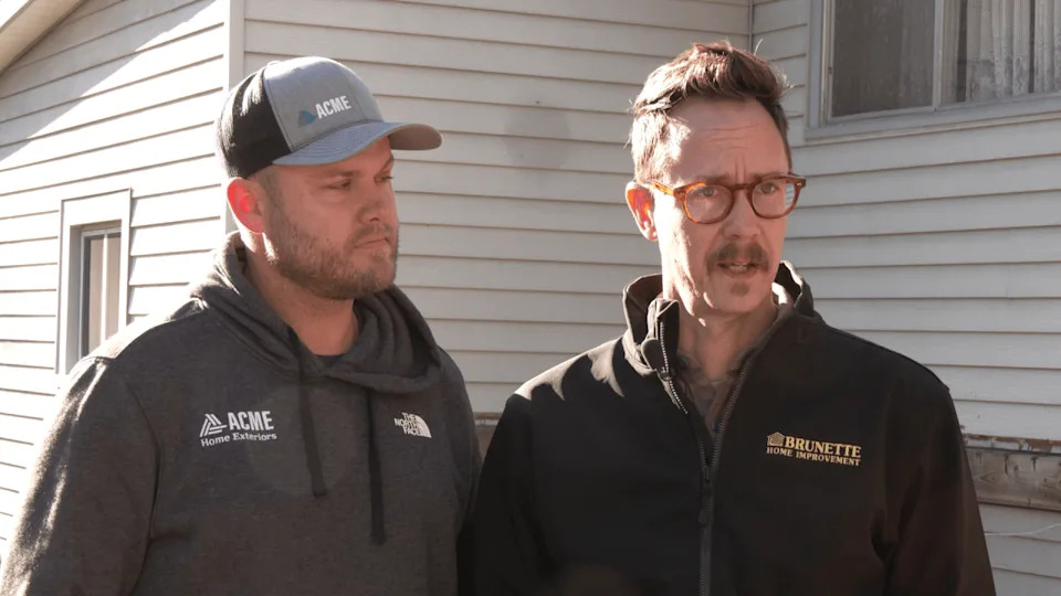 دان سماك (يسار) وديف راديماخر (يمين). (ولنس)