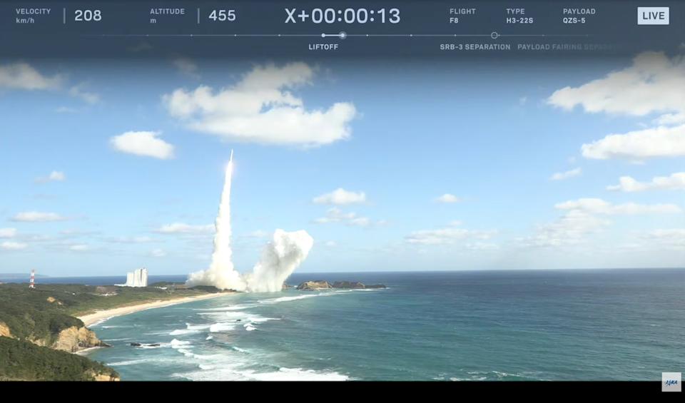 أطلق صاروخ ياباني H3 القمر الصناعي الملاحي ميشيبيكي 5 من مركز تانيغاشيما الفضائي في 21 ديسمبر 2025. وقد واجه الصاروخ مشكلة في مرحلته الثانية، مما أدى إلى فشله.