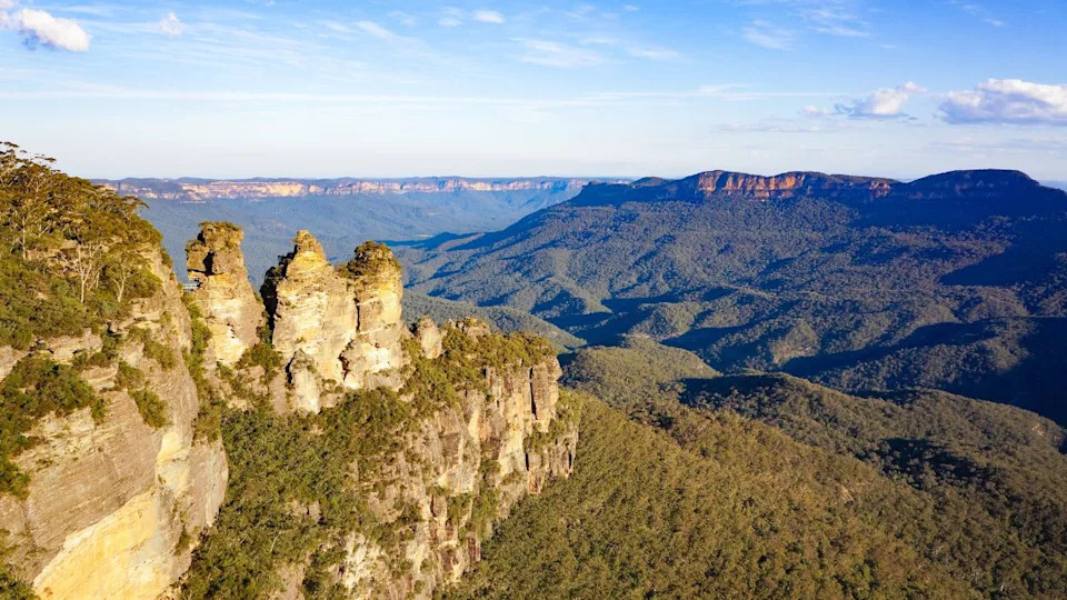 الوجهة السياحية الأسترالية الجبال الزرقاء