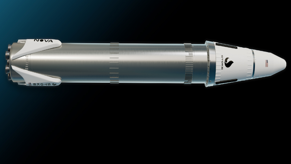 صورة فنية مفهومية لمركبة فضائية إطلاق جديدة