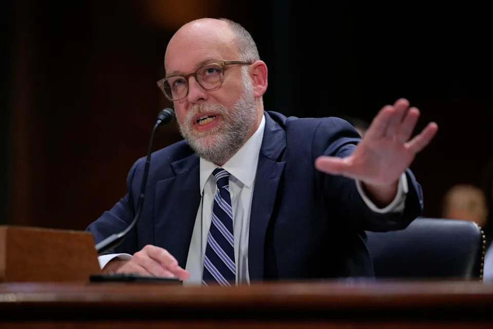 مدير ميزانية البيت الأبيض راسل فوت، من بين مهندسي مشروع 2025، هو واحد من العديد من المسؤولين المتحالفين مع التراث المعينين في إدارة ترامب (غيتي إيماجز)