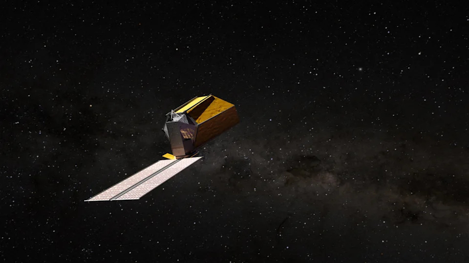 مفهوم فنان لمرصد العوالم الصالحة للسكن التابع لناسا في الفضاء.