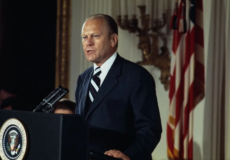 الرئيس جيرالد فورد.