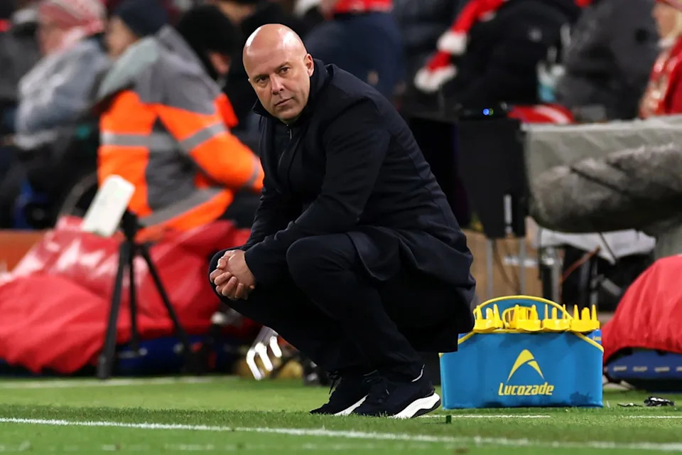 اختار سلوت ليفربول الأكثر واقعية في الأسابيع الأخيرة (غيتي)