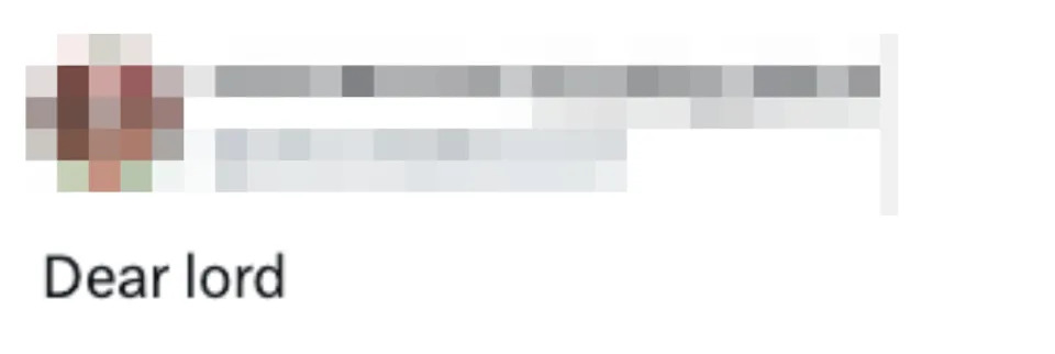 صورة الملف الشخصي للشخص الذي يحمل اسم المستخدم "otiosebellicose" وتغريد قائلا "عزيزي الرب."